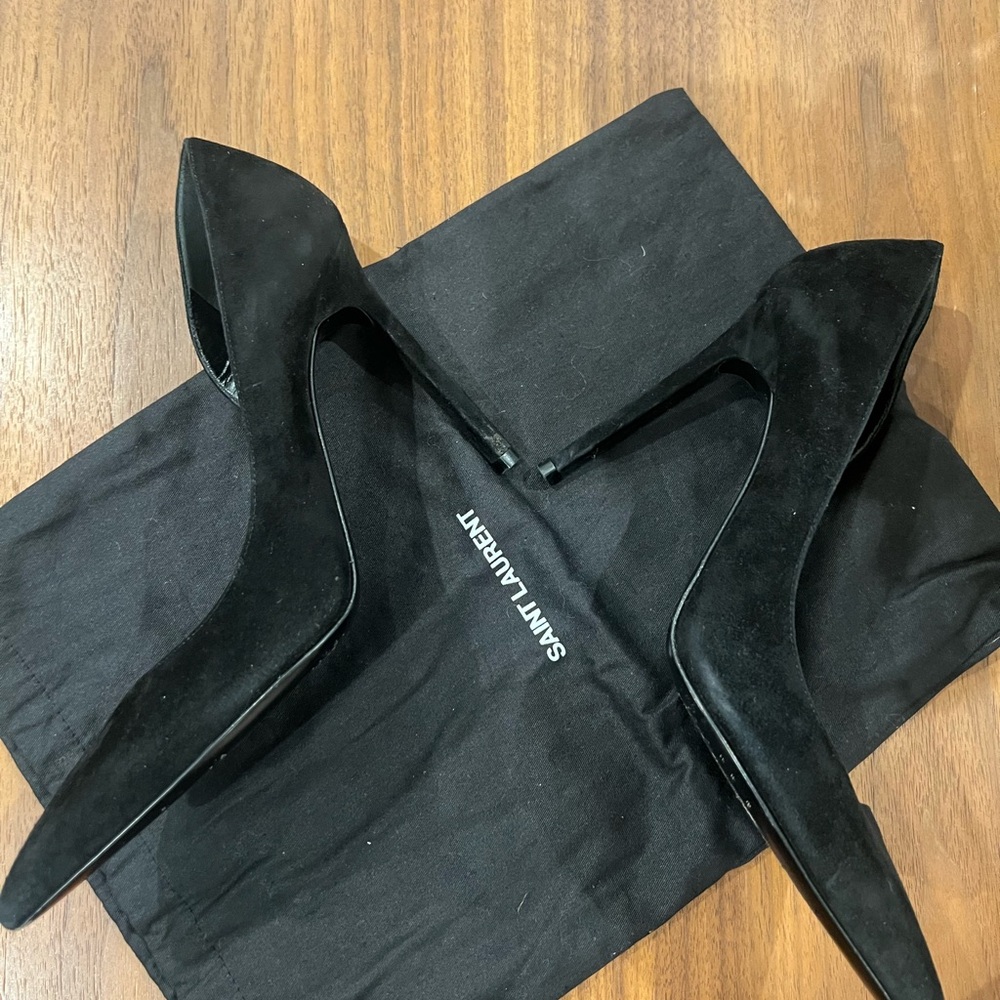 Saint Laurent Black Women's Heels - Picture 3 of 6